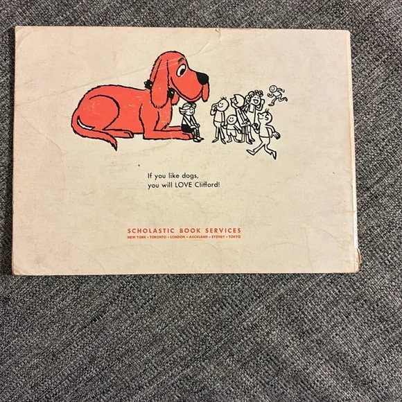 Clifford the Big Red Dog Book Vintage Copyright 1963   Birdwell FREE SHIPPING - Picture 2 of 10